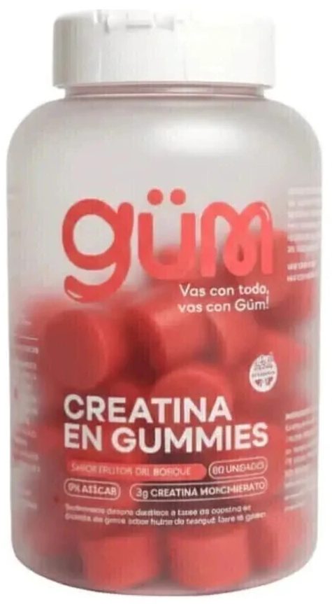Creatina GUM Gummies Gomitas x 60u Geonat